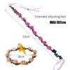 10pcs Light Up Flower Crown Headbands LED Glowing Garland Wedding Party Crown Flower Headband for Birthday Festival Party