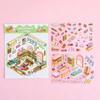 Miniature Scene 3D Diorama Stickers Creative Visual Stacking Cartoon Scene Sticker Diy Toys For Children Creative Handmade Decal