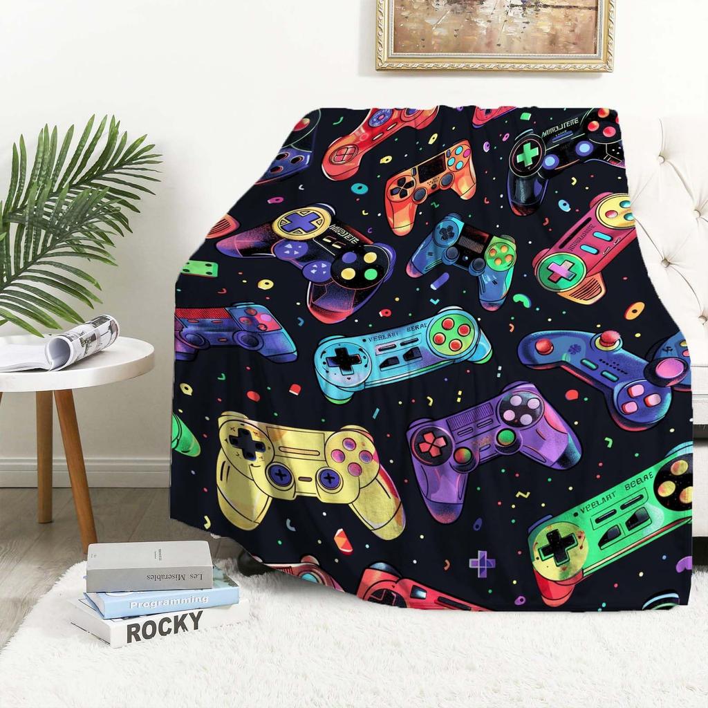 Autumn leaf pattern Printed Blanket for Sofa Bed Travel Camping Living Room Office Conditioning Blanket for All Seasons Gifts