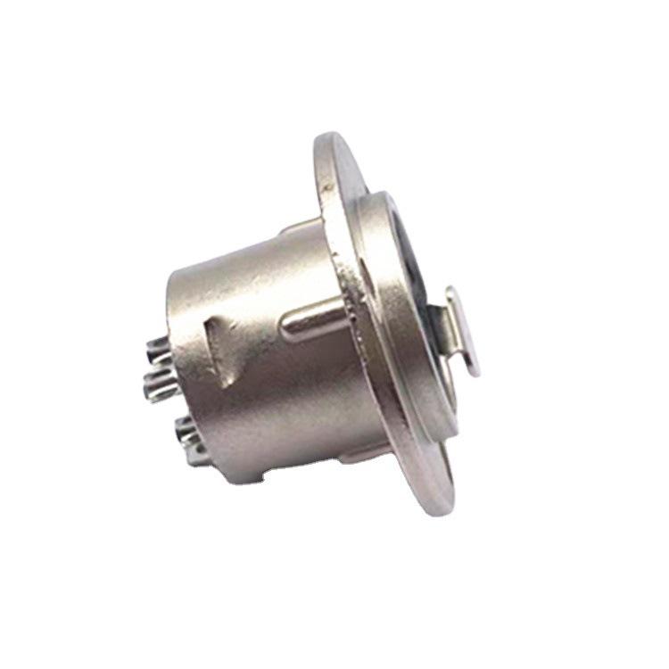 Nickel-Plated Copper Core 3-Core Female Microphone Socket