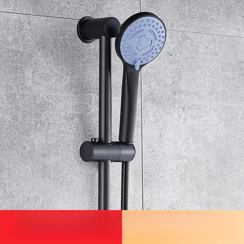 Concealed Black Shower Faucet Set