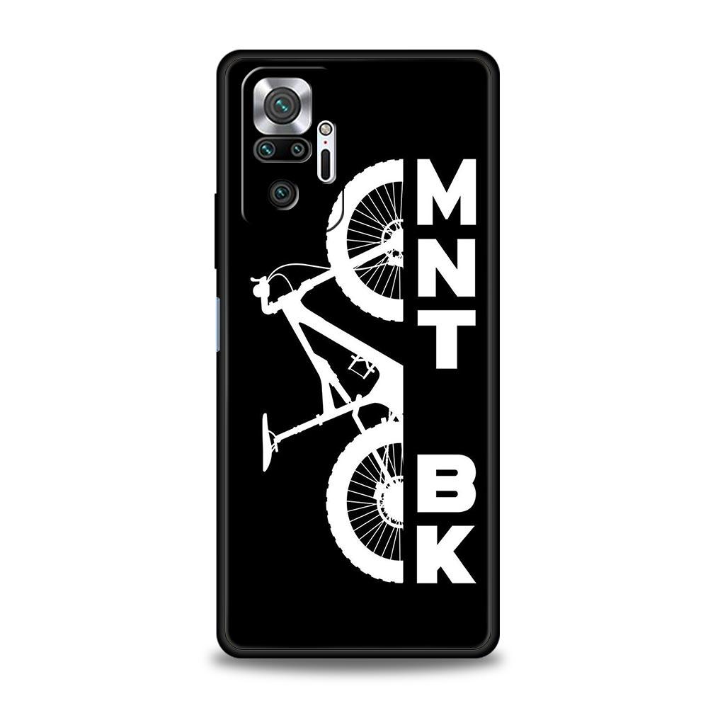 Mountain Bike Cycling Art Phone Case For Xiaomi Redmi Note 13 12 5G 11 10 Pro Plus 4G 9S 9 8 7 9T 13C 12C 10C 9C 9A Soft Cover