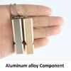 Double Tube Survival Equipment Aluminum Alloy Whistle for Survival Lifesaving