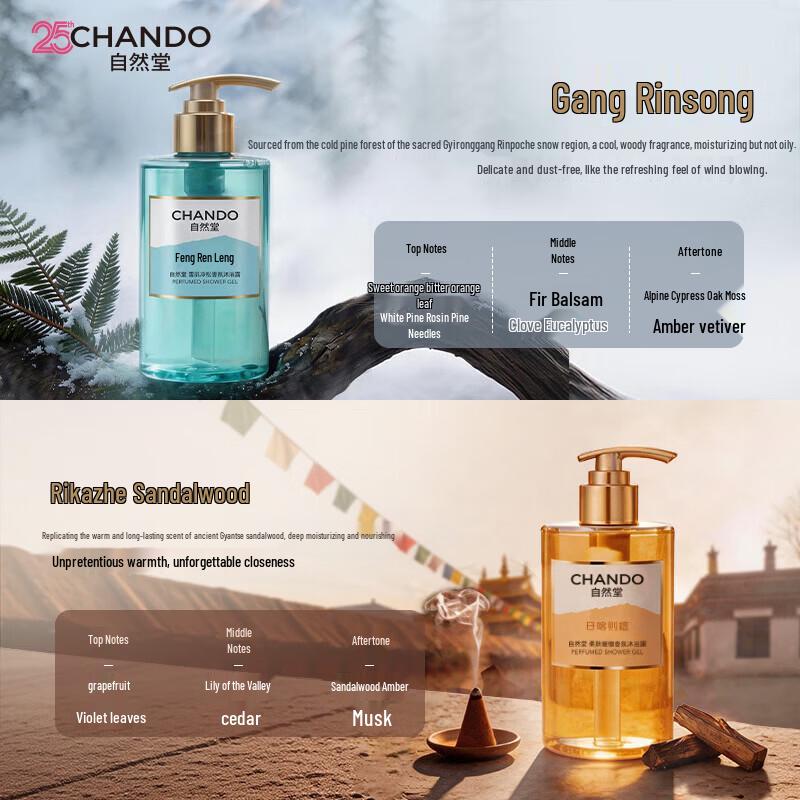 CHANDO Healing Fragrance Shower Gel