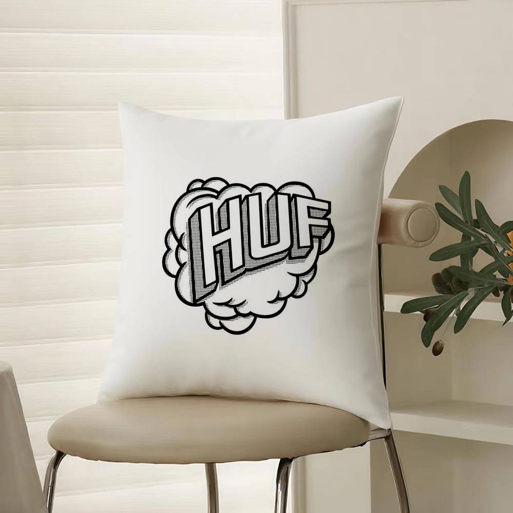 H-Huf Fashion Pillow Case Comfort Sofa Bed Silky elegant Invisible zipper Decorative cushion cover