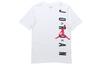 Jordan T Shirts Men's White Crew Neck Moderate Straight Fit CW0393-100
