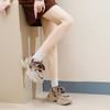 Step on shit dad shoes women 2025 new winter casual thick-soled non-slip sports shoes versatile height-enhancing little white shoes