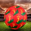 1 pz Pallone da Calcio CR7 Misura 5 Pallone da Calcetto Indoor alla Moda Colorato Gioco in Giardino - Ottimo Regalo per Appassionati di Sport HE29
