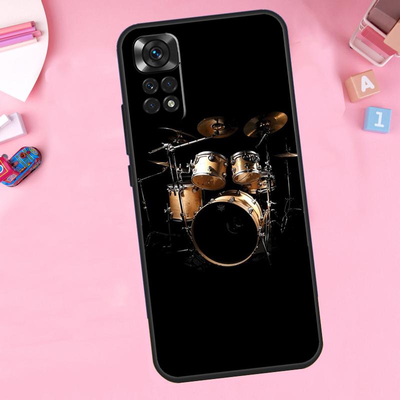 Musical Drum Drumsticks Drummers Funda For Xiaomi Redmi Note 12 Turbo 8 9 10 11 Pro 8T 9S 10S 11S 12S Redmi 10C 9C 12C Case