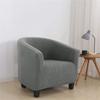 Polar Fleece Armchair Cover Stretch Tub Chair Slipcovers Living Room Elastic All-inclusive Single Sofa Protector Case Home Decor