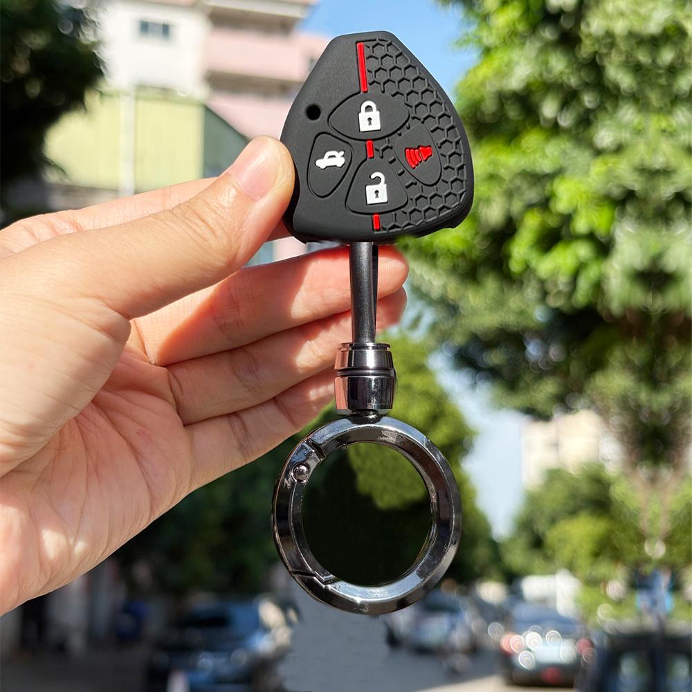 Key Fob Cover Protection For Toyota Corolla Rav4 Porte 2010G Camry Icon Corolla E150 Vitz 2005 Yaris Auris Camry 40 Keychain