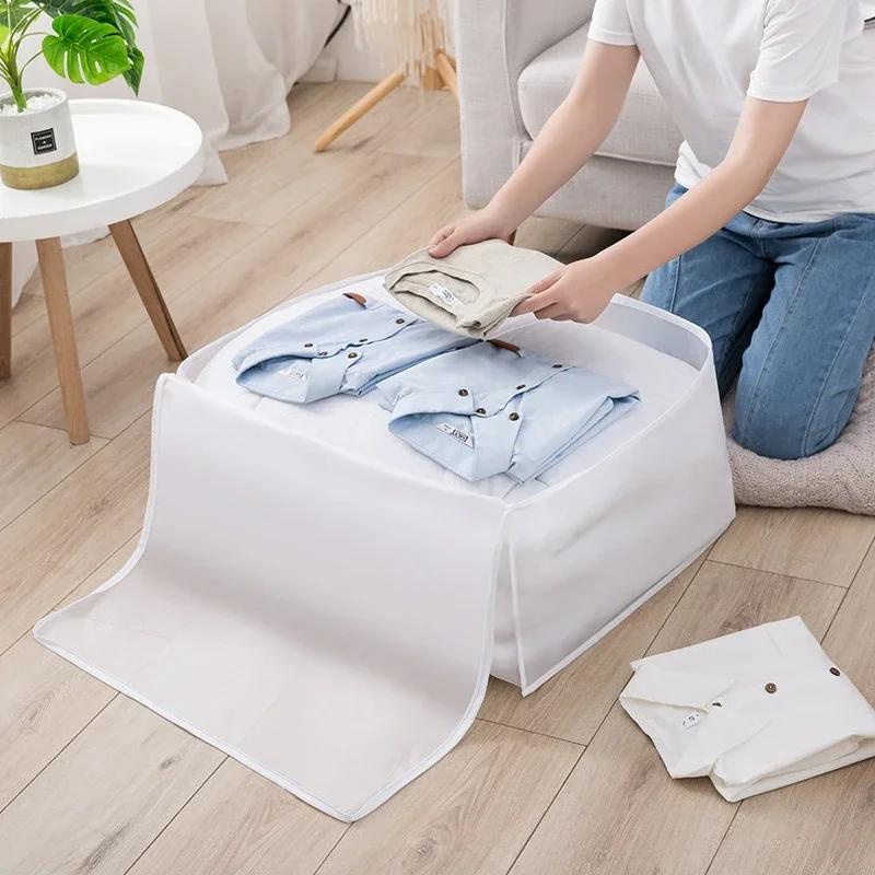 Waterproof Clothing Storage Bag Zipper Storage Bag Wardrobe Quilt Blanket Storage Wardrobe Organizer Closet Organizer