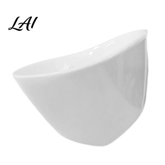 Wygodny zaparzacz do herbaty liściastej Ceramiczny przechylany kubek do herbaty z zaparzaczem Zintegrowane sitko Przenośny kubek do parzenia Elegancki kubek z zaparzaczem 350ml biały