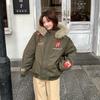 women's winter new cotton-padded clothes flying cotton-padded jackets couple padded seats mountain carving jackets tide