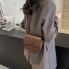 Schlichtheit Trendige Satteltasche Damen PU-Leder Umhängetasche Einfache Uni-Farben Messenger Bag Designer Handtaschen KTY