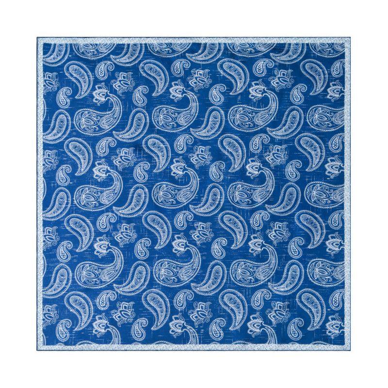 Men s Paisley Mulberry Silk Scarf One Size