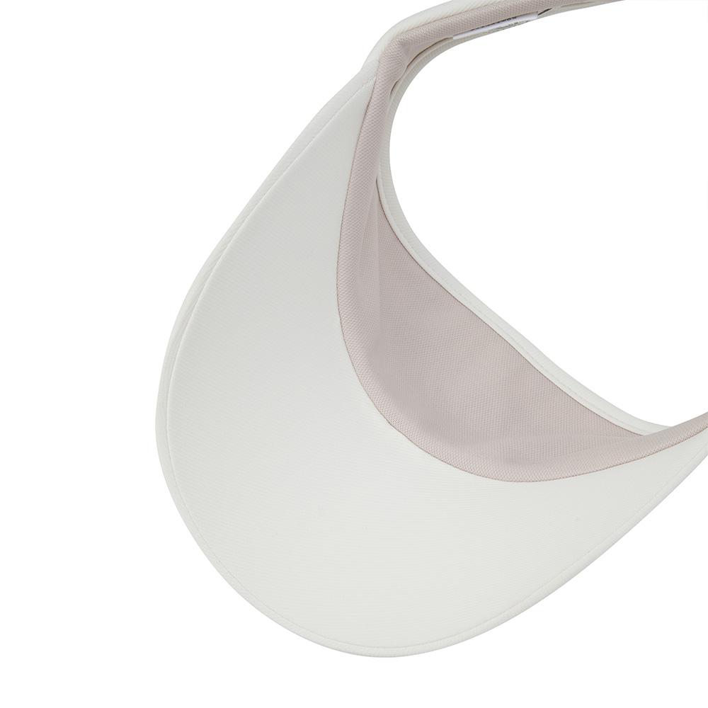 MALBON GOLF Women'S Detachable Ribbon Visor White (Woman)