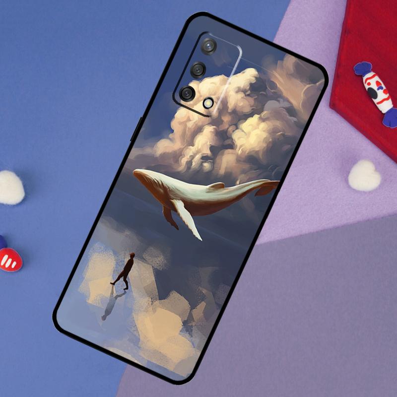 Flying Whale Magical Case For Oppo A5 Pro A6 A57 A17 A78 A54 A74 A94 A76 A16 A96 A18 A40 A60 A80 A38 A58 A98 A15
