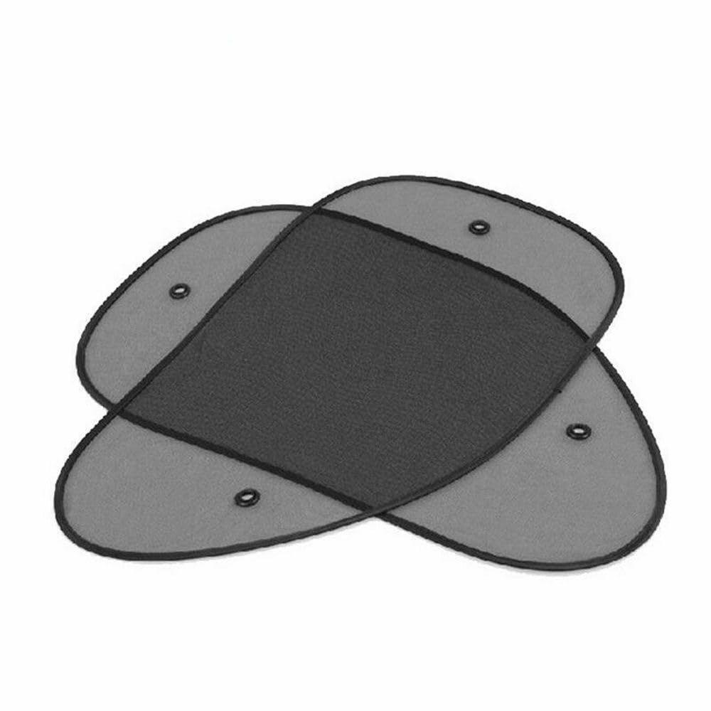 Qicarkey Side and Rear Window Auto Window Visor with Suction Cup Cling Mesh Car Sun Shade