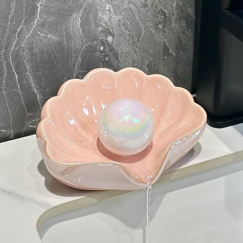 No-Drill Ceramic Drainable Soap Holder