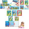 Colorful Reusable Water Painting Book For Kids With Fun Animal Designs For Creative Play