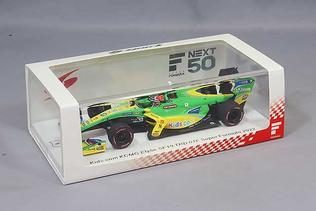Spark National Model Dallara SF19 KCMG TRD 01F 2022 Super Formula Yusuke Kunimoto 1/43 #18