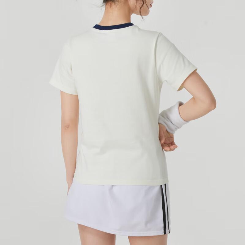 Adidas Fashionable Casual Comfortable Breathable Short Sleeve T-Shirt Women Tops White JM8009