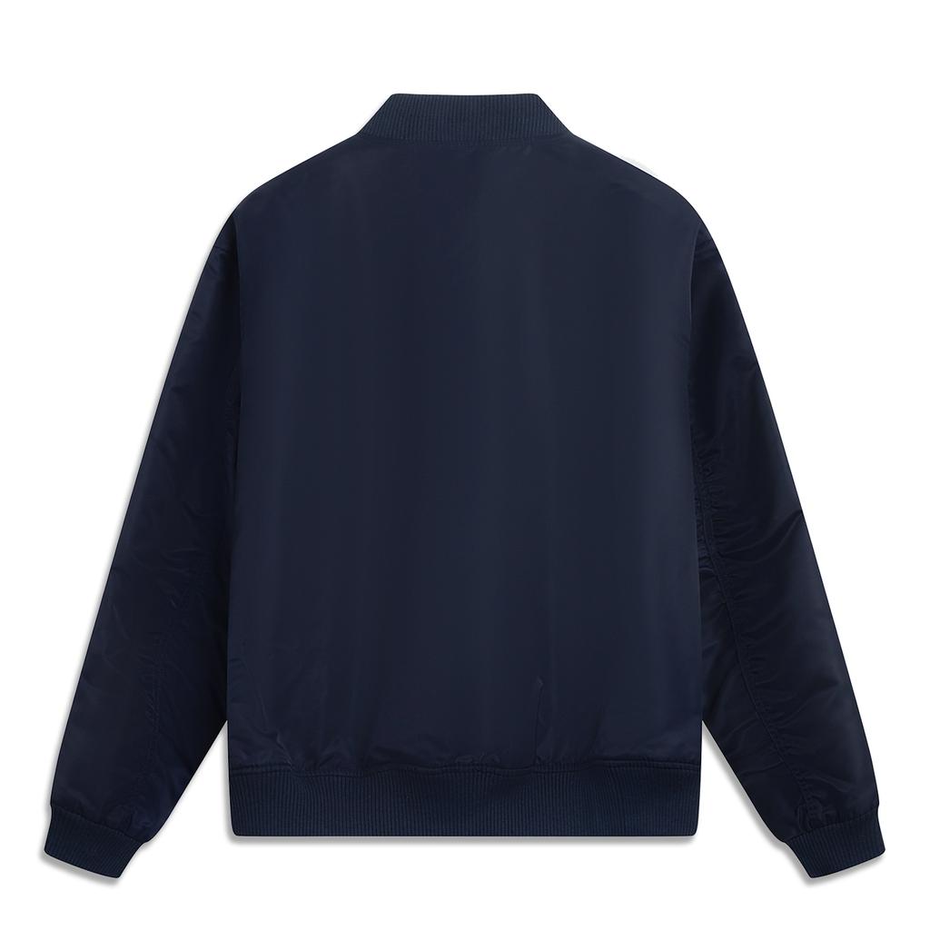 Li Ning Sports Lifestyle Series Loose Baseball Collar Cotton Jacket Unisex Jacket AJMV295-2