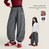 Girls' Fleece-Lined Winter Jogger Pants