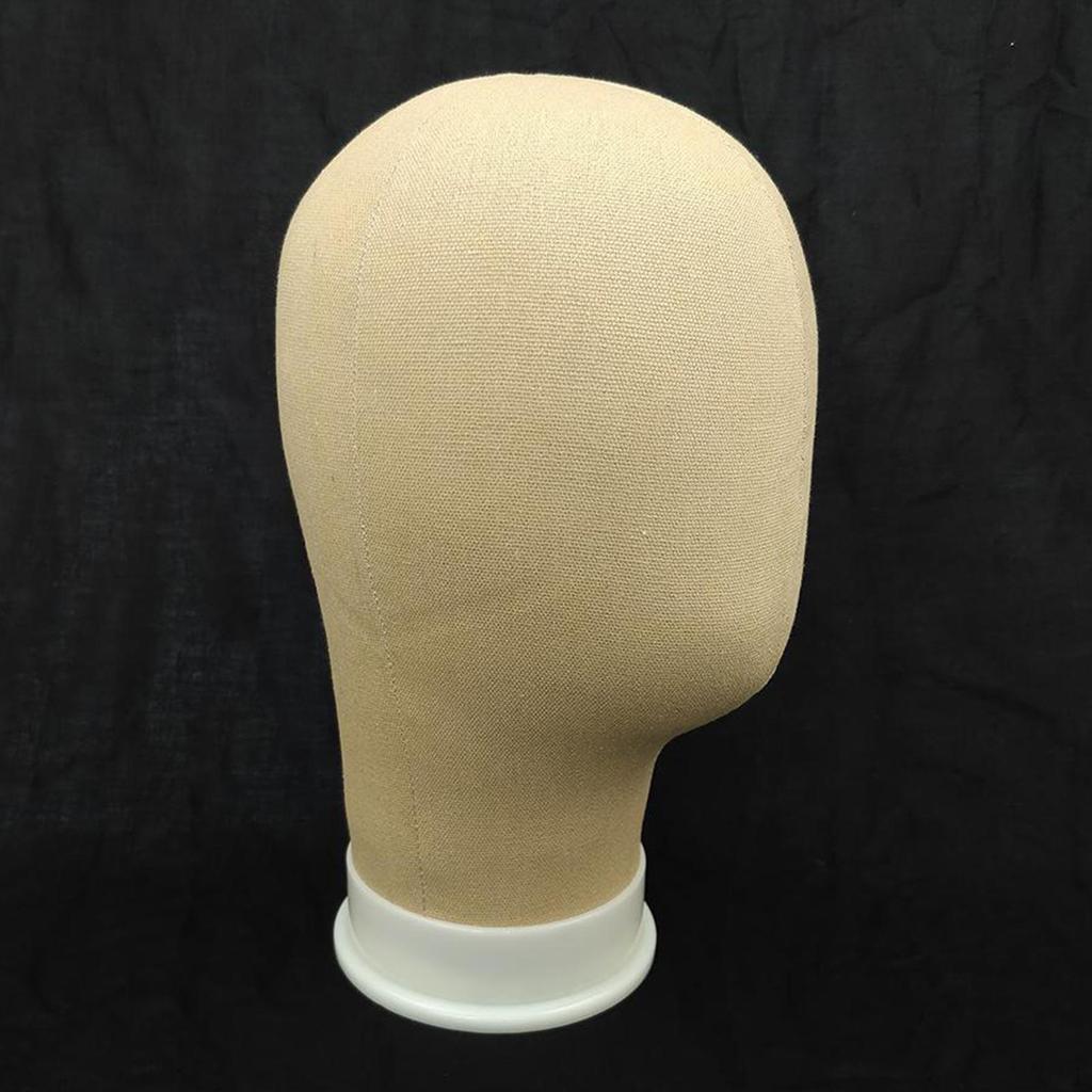 Burlap Block Head Manequin for Making Wig Hats