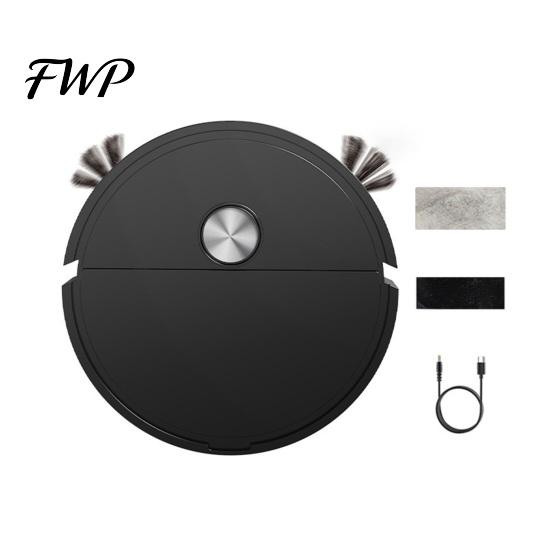 Automatic Floor Cleaner Sweeping Robot One-Button Start Low-Noise Silent Operation Sweeper Slim Body Vacuum Mini Deep Cleaning for Household