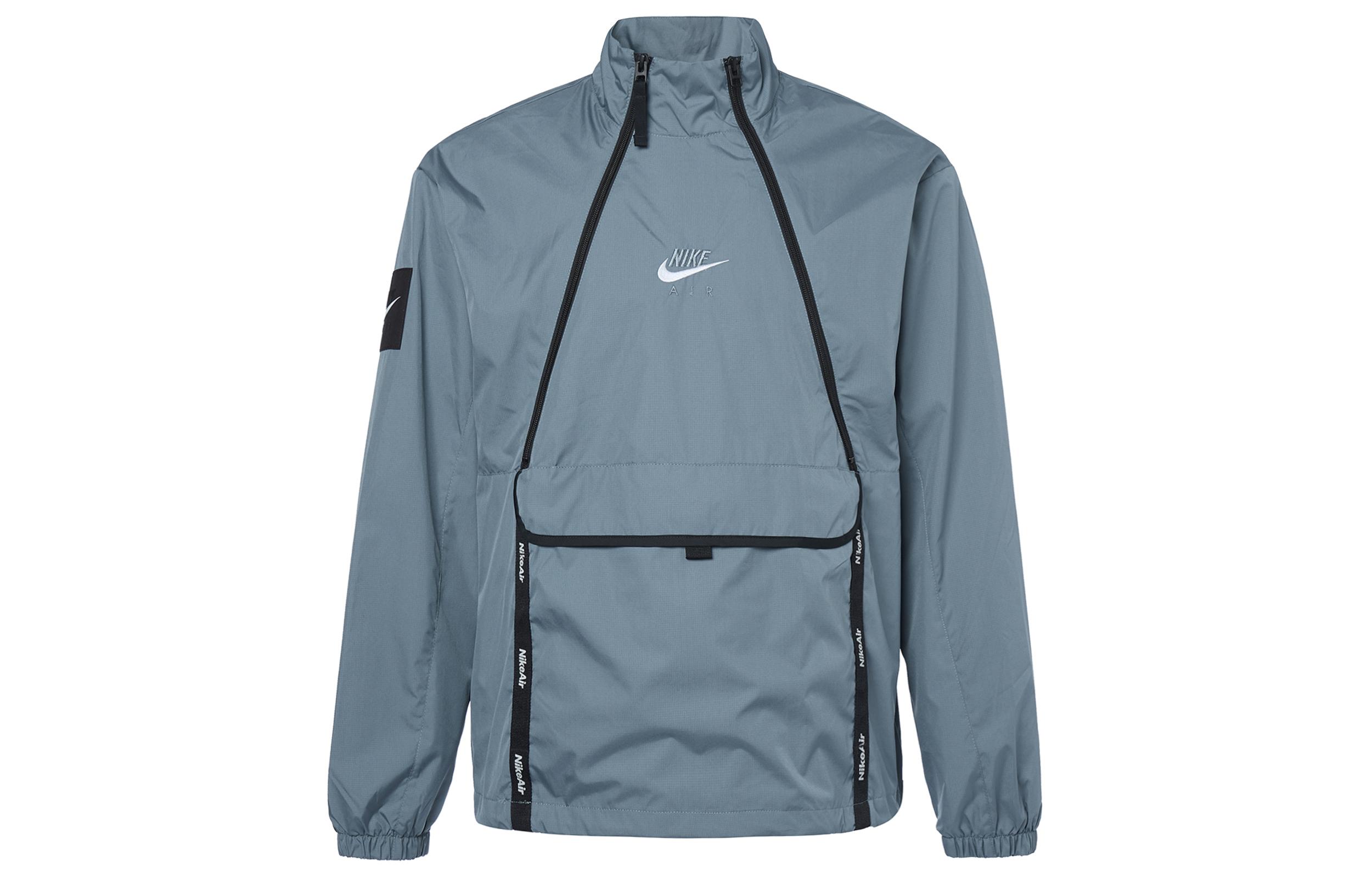Nike Jackets Men s Ozone Blue Stand Collar Moderate Other CU4119-031 S