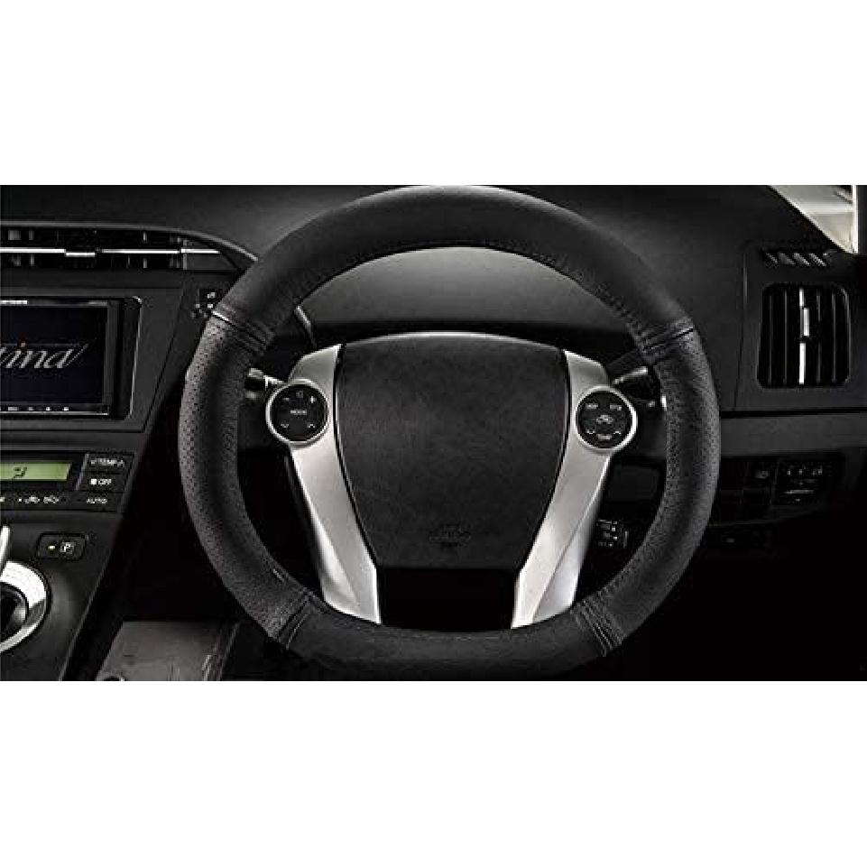 Ized For Toyota Prius Microfiber Leather Steering Wheel Cover For Prius C Aqua 2010 2011 2012 2013 2014 2015 2016 2017 2018  Black Car Special Design