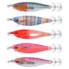 Langsam sinkende leuchtende Holzgarnele 5,8G Acht-Band Spezialköder Bionische Imitation Köder Hartköder Tintenfisch Falscher Köder Oktopus B