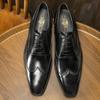 Spring and Summer Business Dress Men's Leather Shoes Small Square Head Men's Shoes Breathable Feet