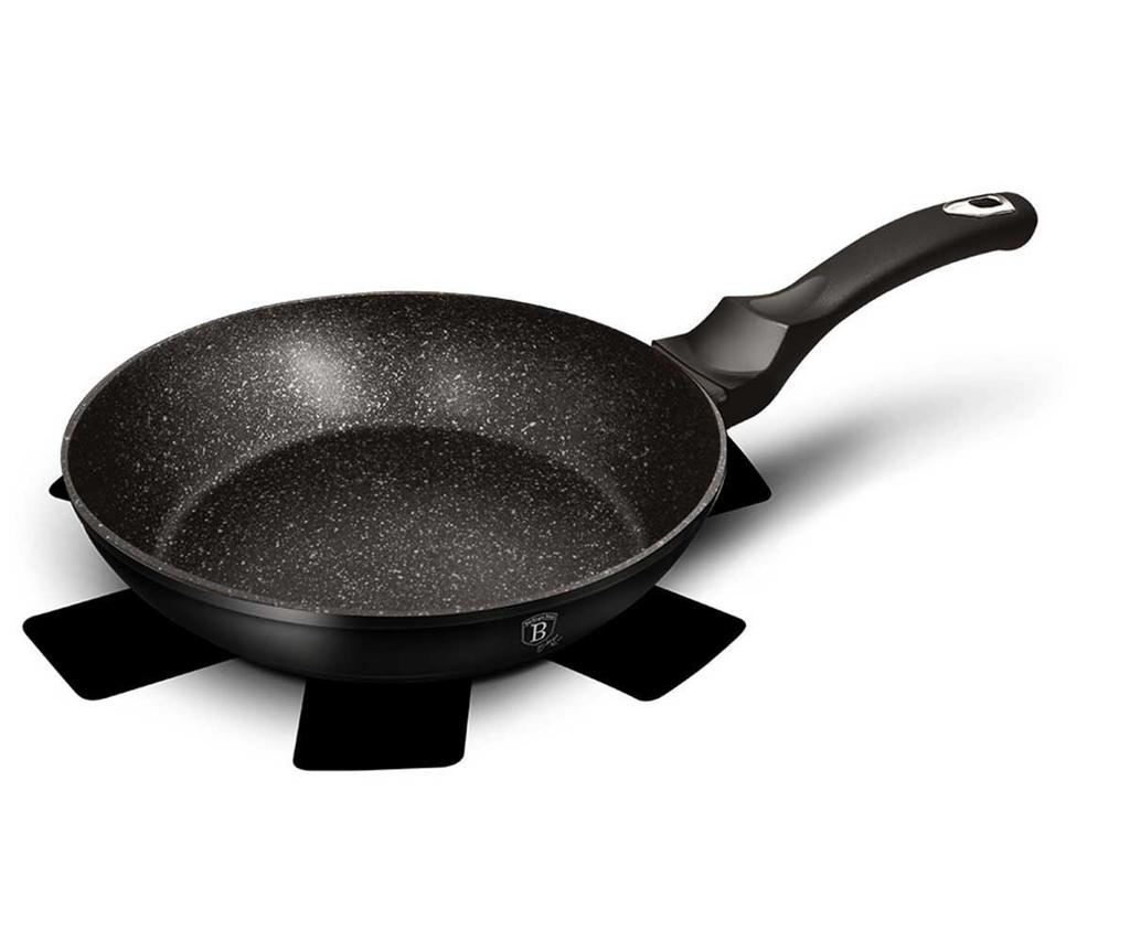Patelnia granitowa 28cm berlinger haus black silver bh-1845 lumarko!