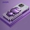 Cute 3D Rabbit Makeup Mirror Stand Plating Soft Case For Xiaomi Mi 11 Lite 5g Ne 12 Pro 12x 12s Protect Back Cover Mi11lite Mi11
