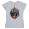 Guardians Of The Galaxy Volume 3 Womens/Ladies Group Pose Cotton Distressed T-Shirt