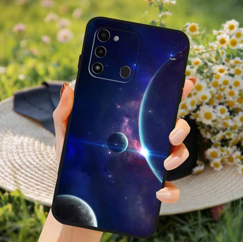 For Tecno Spark GO 2022 Case 2024 Cat Cartoon Soft TPU Silicone Phone Case For Tecno Spark 8C Cover Protective Spark8C KG5k KG5j