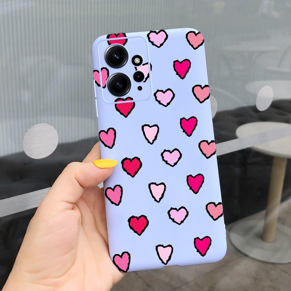 Case For Xiaomi Redmi Note 12 4G Note12 Pro Global Cute Sunflower Candy Color Soft Silicone Cover For Redmi Note 12 Pro 12Pro 5G