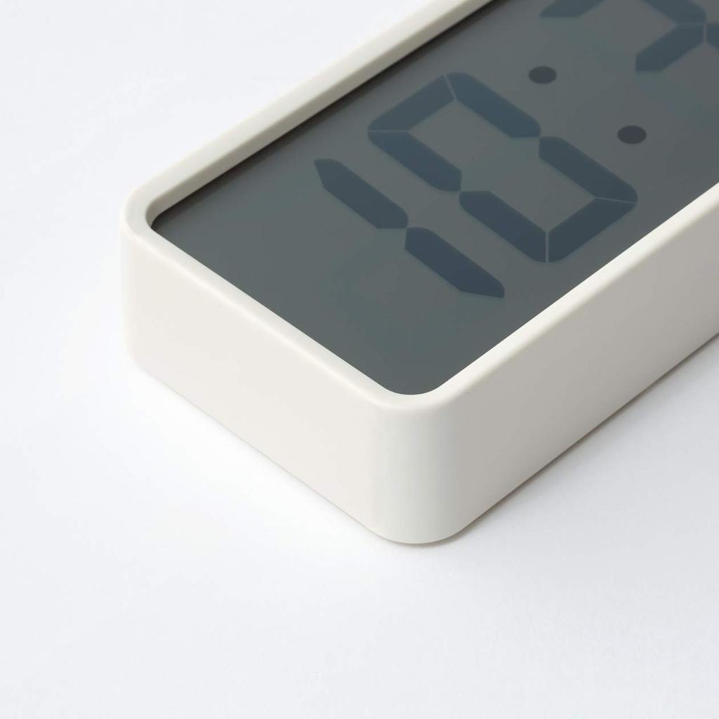 MUJI Small Digital Clock (with Alarm Function) White/Model Number: MJ-DCSW1 15832019