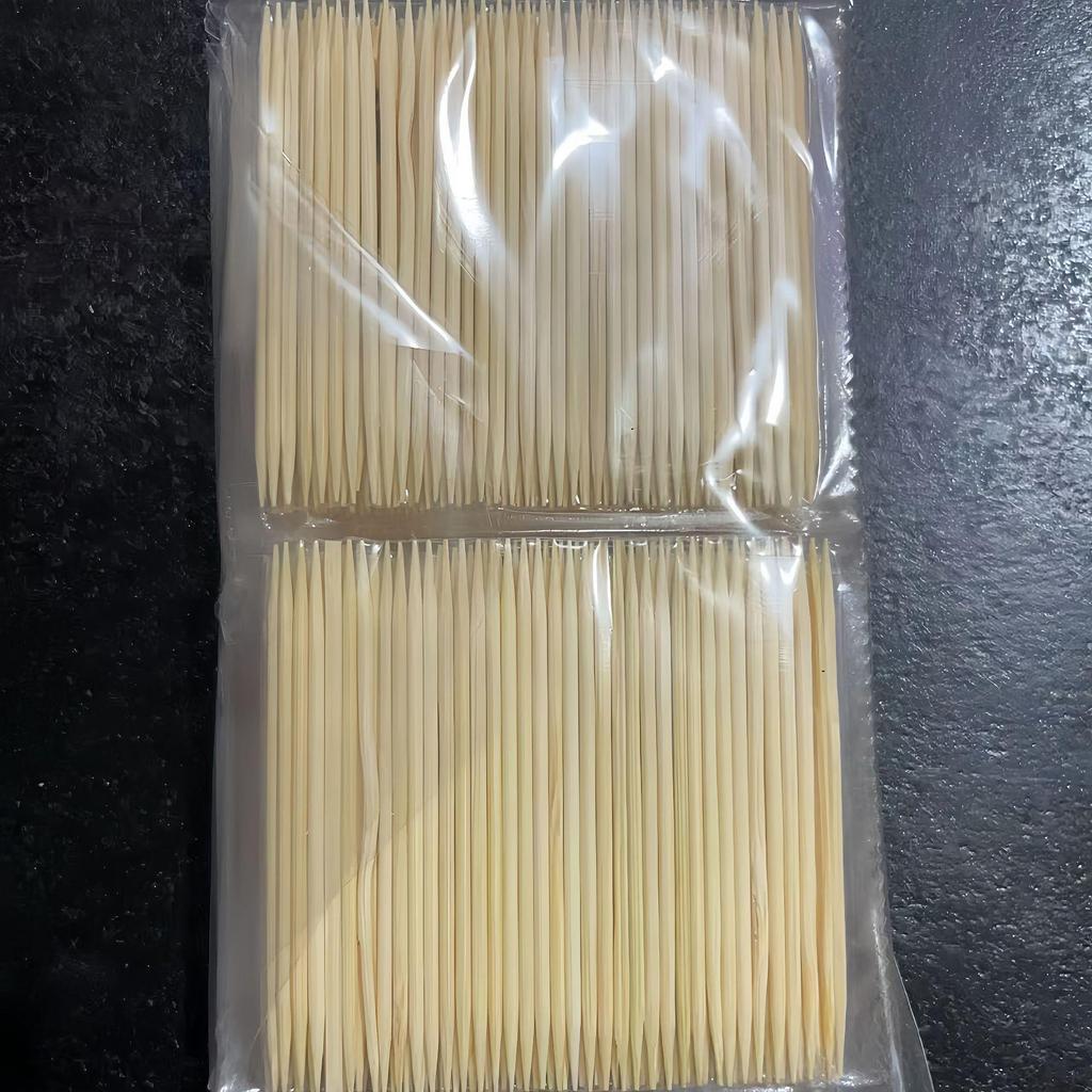 Disposable Double-Ended Bamboo Toothpicks, Small Pack – Ideal for Home, Hotel, and Restaurant Use