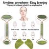 Woman Roller Jade 3-piece Set Massager Face Eyes Neck Forehead Beauty Scraping Pebble Facial Massage Stick