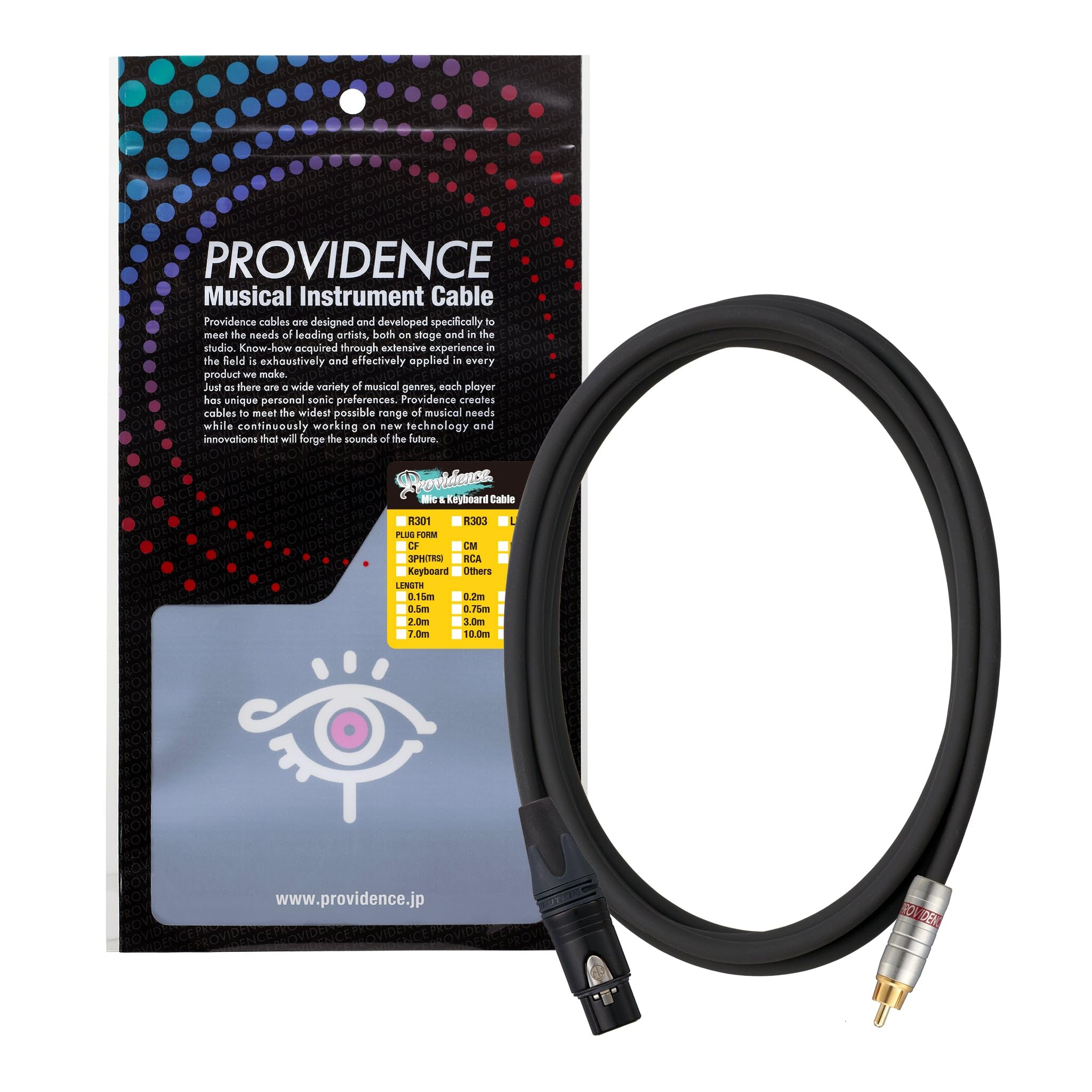 

Микрофонный кабель Providence R301 CFRCA, 3 м (Canon Мама к RCA)
