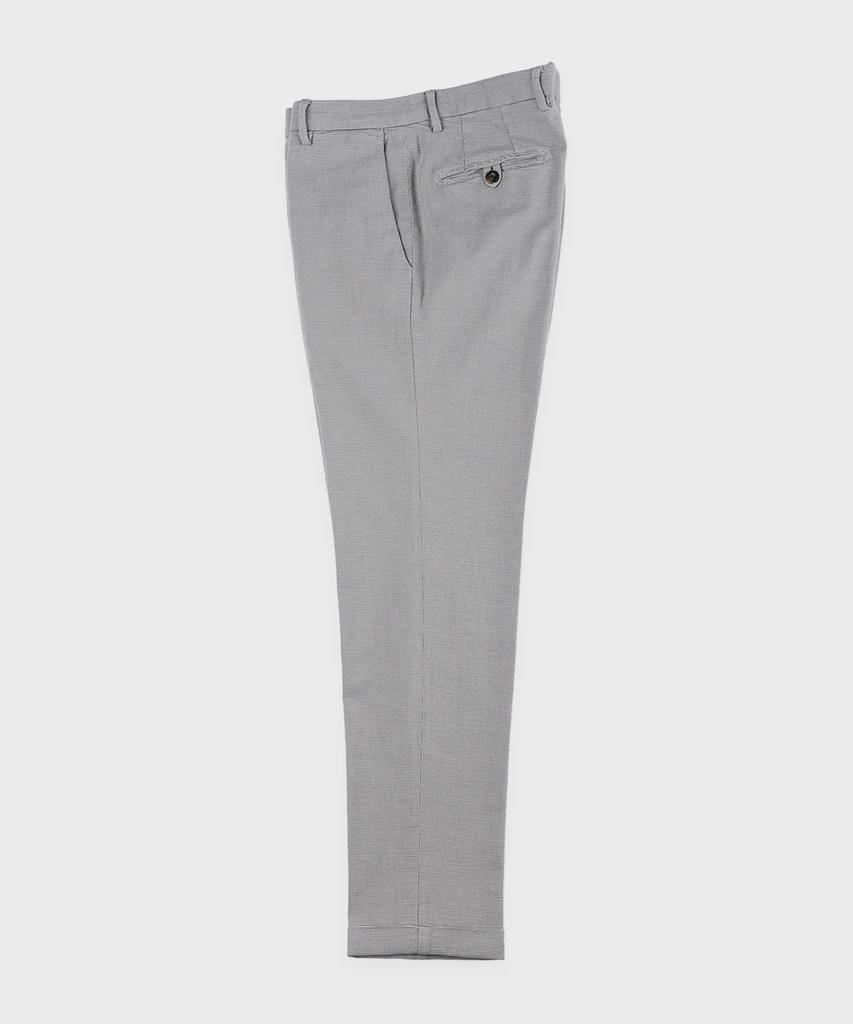 PANICALE Gray Regular Slim Fit Patterned Pants