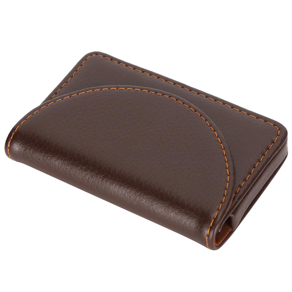 Business Name Card Case PU Leather Holder Organizer Gifts for Traveling Business