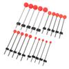 20PCS Red Ball Spring Rod Tip 8cm 10cm 14cm 16cm High Strength Winter Fishing Rod Tip Ice Fishing Equipment