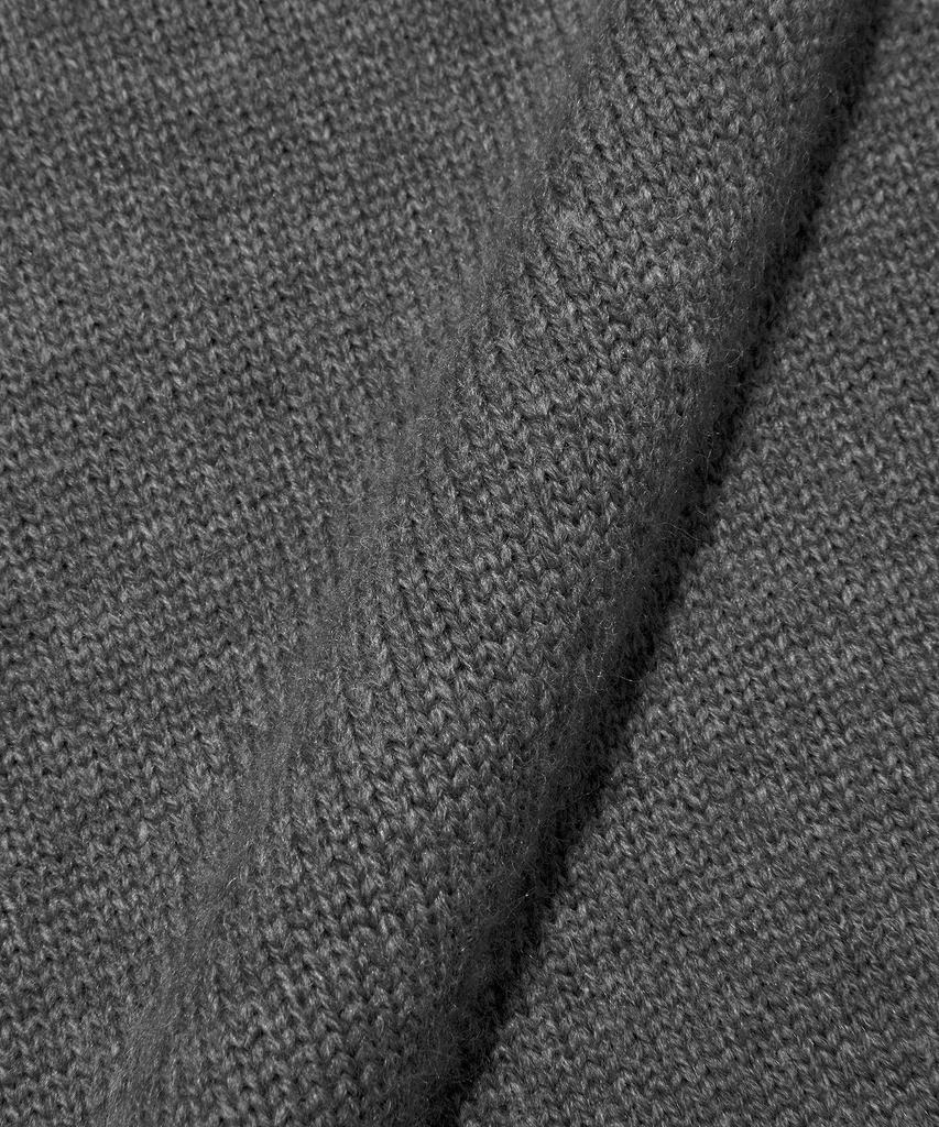 LEE Women Color Block Collar Knit Charcoal