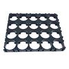 50Pcs Anti Vibration Holder Battery Plastic Holder 4x5 Slots Rechargeable Batteries Stand Rack Storage Bracket