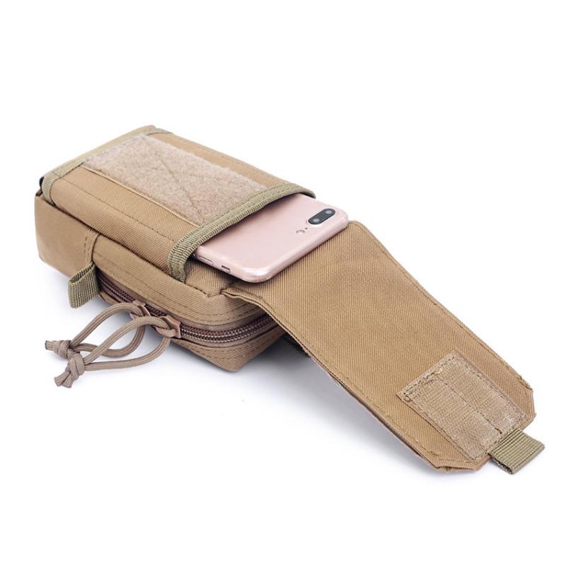 Tactical Waist Bag, MOLLE Utility Pouch, EDC Tool Organizer for Men, Outdoor Gear Bag, Modular Vest Pack, Phone Case Waist Pack